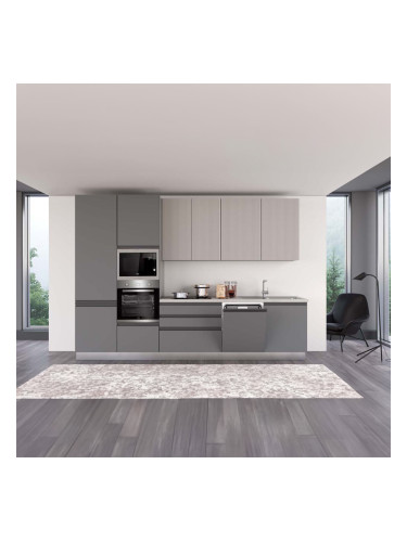 СИВА БЛОК КУХНЯ ХЕЛЕНА 330/60/240 СМ С ВКЛЮЧЕНИ 6БР ЕЛ.УРЕДИ