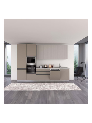 БЕЖОВA БЛОК КУХНЯ ХЕЛЕНА 330/60/240 СМ С ВКЛЮЧЕНИ 6БР ЕЛ.УРЕДИ