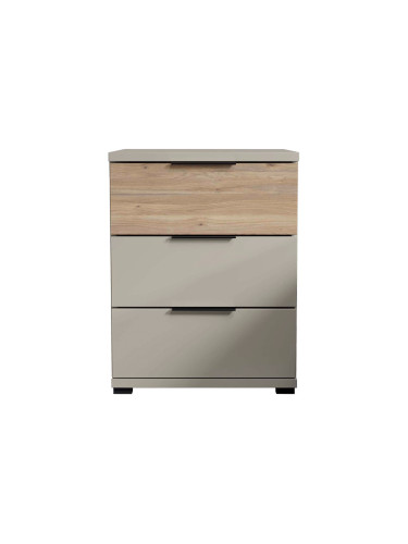 НОЩНО ШКАФЧЕ ТЕСОНА  215/63/204 СМ В КАШМИР И ДЪБ МАУВЕЛА