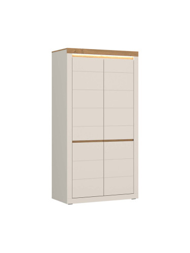 ВИСОК ШКАФ НЕКСТ 104,2/59,6/204,7 СМ В ДЕКОР КАШМИР И ДЪБ