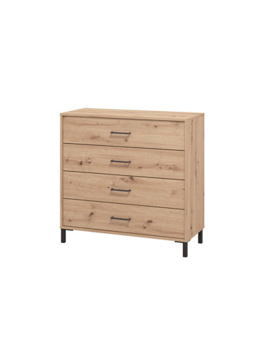 СВЕТЛО ДЪРВЕСЕН КОМОД ВИЕНА 93/40/90 СМ