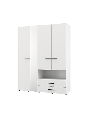 БЯЛ ГАРДЕРОБ КАМБРИС 161/54/205.5 СМ