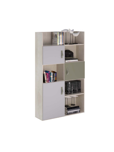 ЕТАЖЕРКА ЗА КНИГИ СЕФОРА В СВЕТЪЛ ДЪРВЕСЕН ДЕКОР 108/31/185 СМ