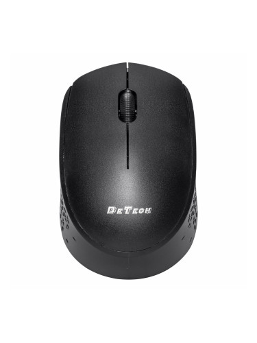 Мишка DeTech D17WL, Безжична, USB, Черен - 787