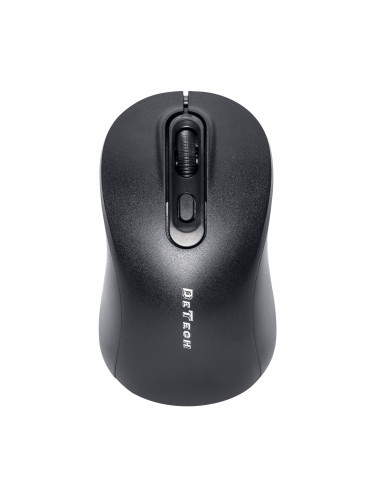 Мишка DeTech D13WBT, Bluetooth, USB, Черен - 783