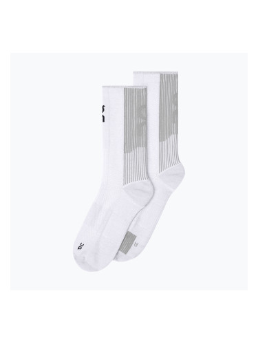 On Performance Run High бели/ледникови чорапи