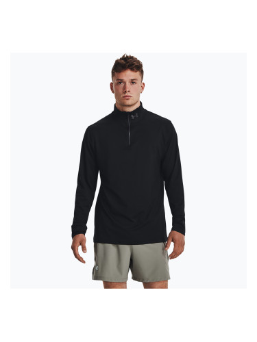 Мъжка блуза с дълъг ръкав за бягане Under Armour Launch Pro 1/4 Zip black/ black/reflective