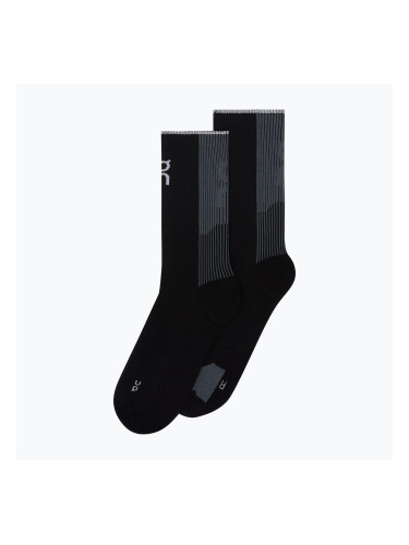 On Performance Високи чорапи за бягане черни/елипсовидни