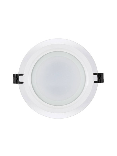 LED панел за вграждане 6W, кръг, 230VAC, 420lm, неурално бял, ф97mm, IP44, LPRG642, ULTRALUX
