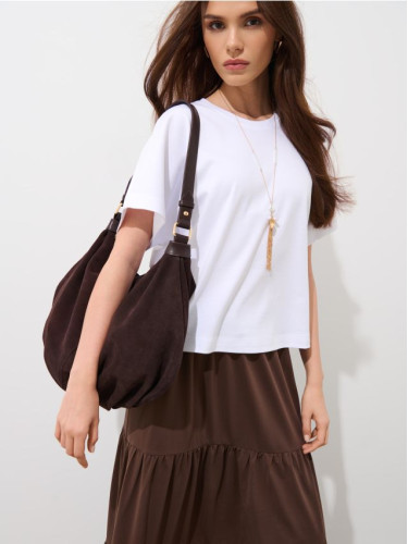 Mohito - Памучна тениска - бяло