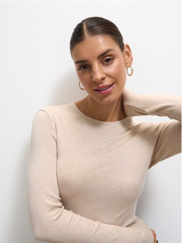 Mohito - Прилепнала блуза - бежово