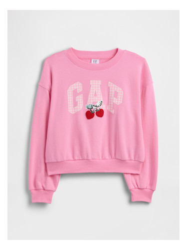 Момичешки суитшърт с овърсайз размер GAP