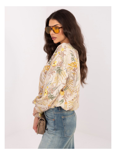 Жълто преходно яке с цип