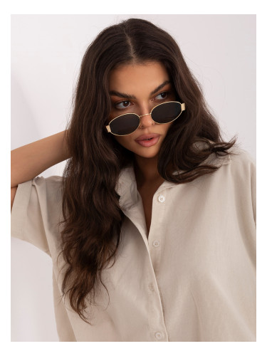 Бежова риза с къс ръкав с принт на щраус