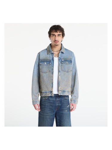 Яке OBEY Base Trucker Jacket Heavy Vintage Light Indigo L