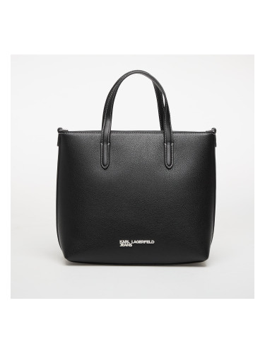 Karl Lagerfeld Jeans Metal Logo Mini Tote Black Universal