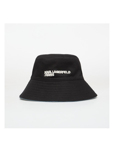 Шапка Karl Lagerfeld Jeans Reversible Denim Bucket Hat Standard/ Blue/ Denim/ Black Universal
