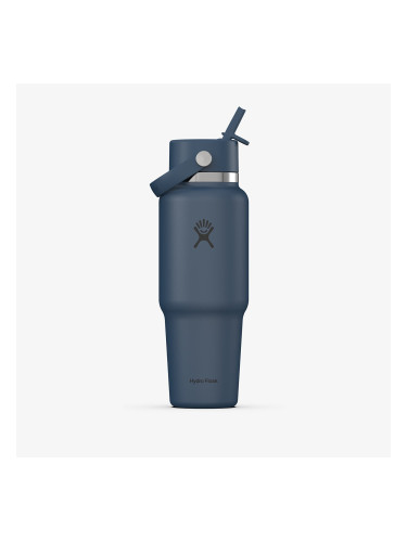 Hydro Flask 950ml Wide Flex Straw Travel Bottle Harbor Blue Universal
