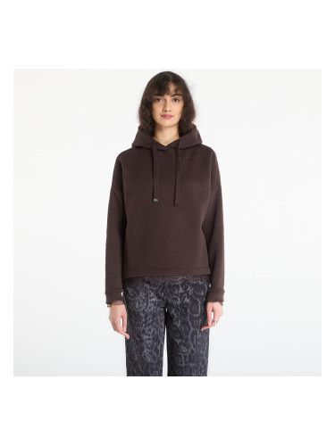 Суитшърт AllSaints Nia Lace Hoody Bottle Brown L