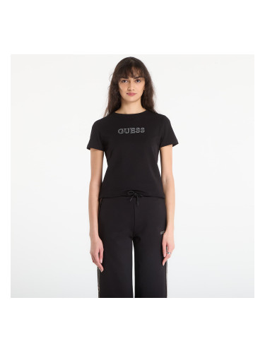 Тениска GUESS Briana Ss T-Shirt Jet Black XS