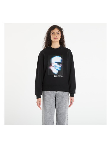 Суитшърт Karl Lagerfeld Jeans Relaxed Karl Sweat Black XS