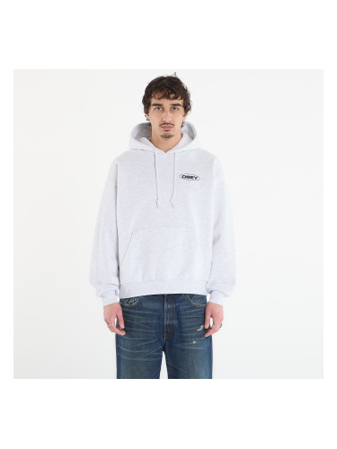 Суитшърт OBEY Oval Cities Hood Ash Grey L