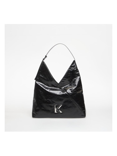 Karl Lagerfeld Jeans Geo Lthr Tote Shiny Black Universal