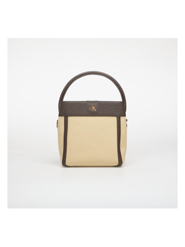 Чанта Calvin Klein Ck Canvas Bucket Bag With Strap Khaki Canvas Universal