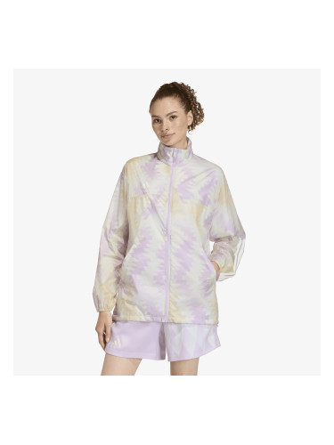 Яке adidas House Of Tiro x Common Goal AOP Windbreaker Wonder White/ Off White/ Ice Lavender M