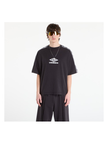 Тениска Umbro by SlamJam Offence Defence Tape Tee Washed Black L