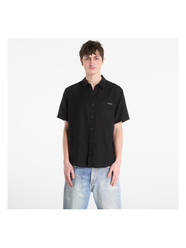 Риза Calvin Klein Jeans Ss Solid Causal Line Shirt Black L