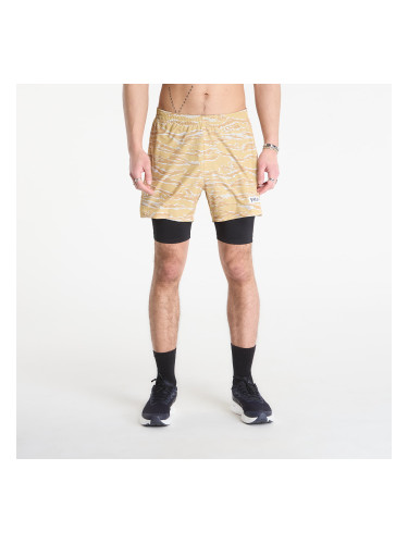 Къси панталони SAYSKY Tiger Pace 2 in 1 Shorts 5'' Yellow Camo L