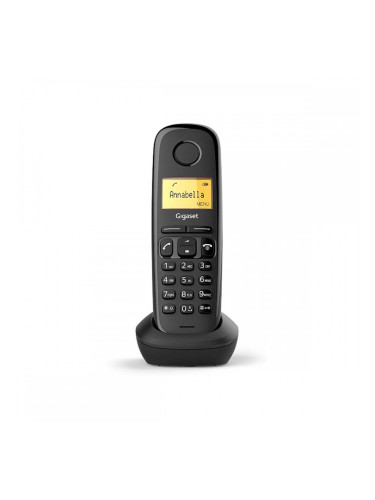 Безжичен телефон Gigaset Черен Кехлибар