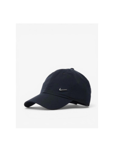 NIKE Dri-Fit Club Metal-Logo Cap Black