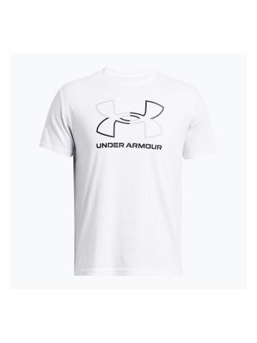 Мъжка тренировъчна тениска Under Armour GL Foundation Update бяла/модерно сива/черна