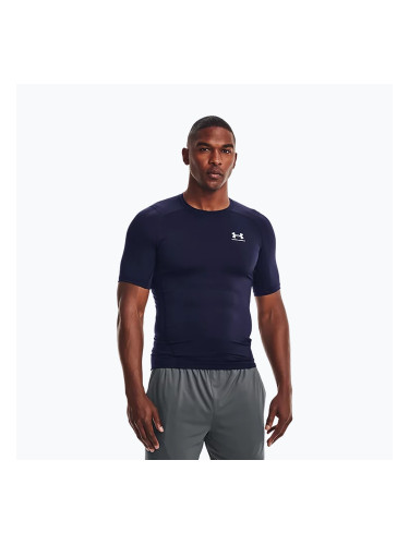 Мъжка тренировъчна тениска Under Armour Ua Hg Armour Comp SS морско синьо 1361518-410