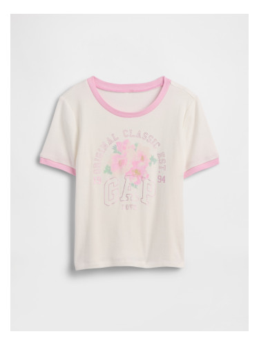 Детска тениска GAP с лого за момичета