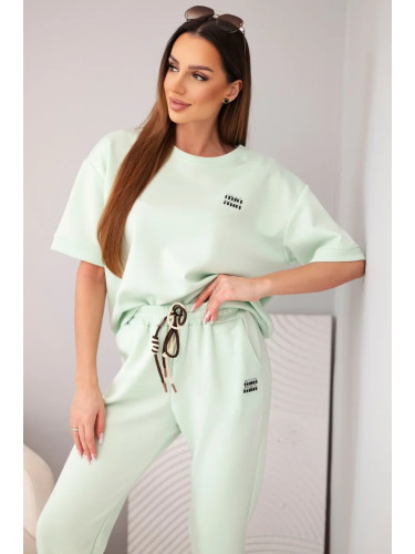 Дамски комплект от вискоза с къс ръкав Kesi Włoski