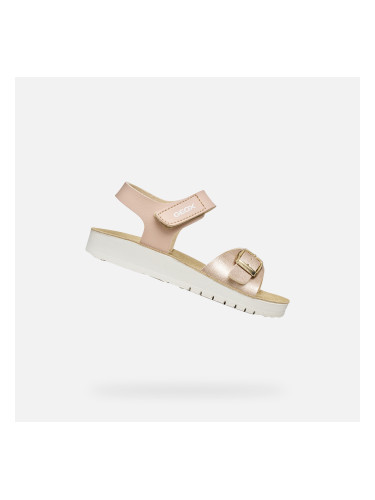 Светлорозови сандали за момиче Geox Sandal Costarei