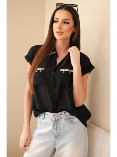 Дамска риза с къс ръкав Kesi Włoski