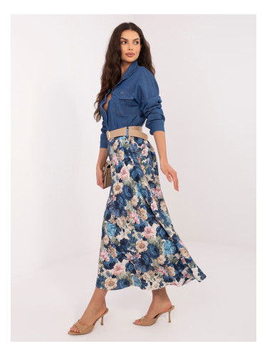 Тъмносиня миди пола