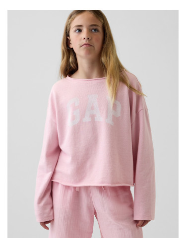 Суитшърт GAP за момичета с лого