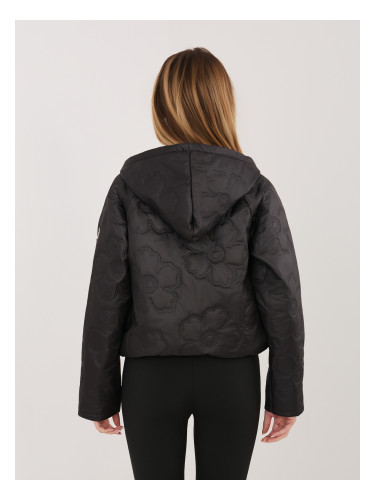 Черно преходно яке с цип