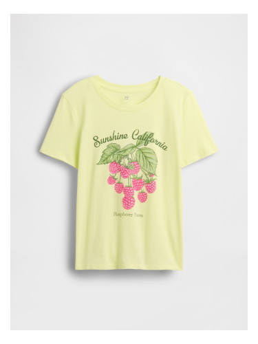 Тениска с щампа GAP за момичета