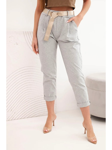 Стилен панталон Kesi Punto с колан