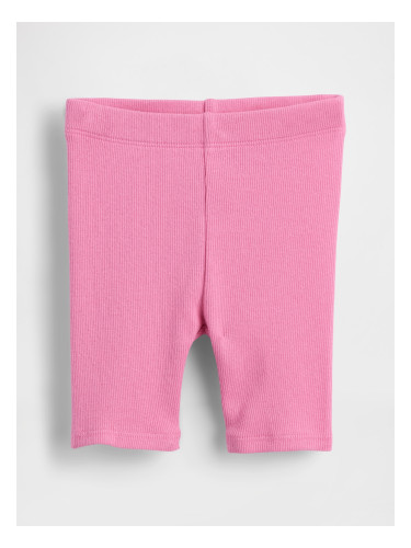 Ребрени байкерски шорти за момичета GAP