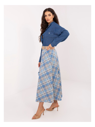 Синя елегантна пола