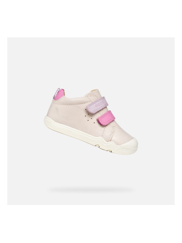 Светлорозови момичешки маратонки Geox Steppieup