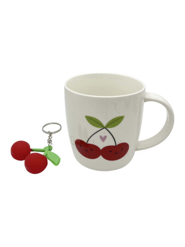 ЧАША ЗА ТОПЛИ НАПИТКИ С КЛЮЧОДЪРЖАТЕЛ 350 МЛ