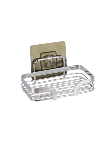 СРЕБРИСТА ПОСТАВКА ЗА САПУН 14/10/9.5 СМ